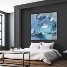 Abstract Blues I by Christina Long on GIANT ART - blue abstract