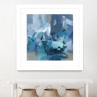 Abstract Blues II by Christina Long on GIANT ART - blue abstract