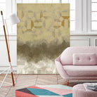 Shifting Earth II by Alonzo Saunders on GIANT ART - yellow abstract