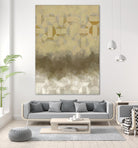 Shifting Earth II by Alonzo Saunders on GIANT ART - yellow abstract