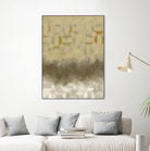 Shifting Earth II by Alonzo Saunders on GIANT ART - yellow abstract