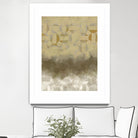 Shifting Earth II by Alonzo Saunders on GIANT ART - yellow abstract