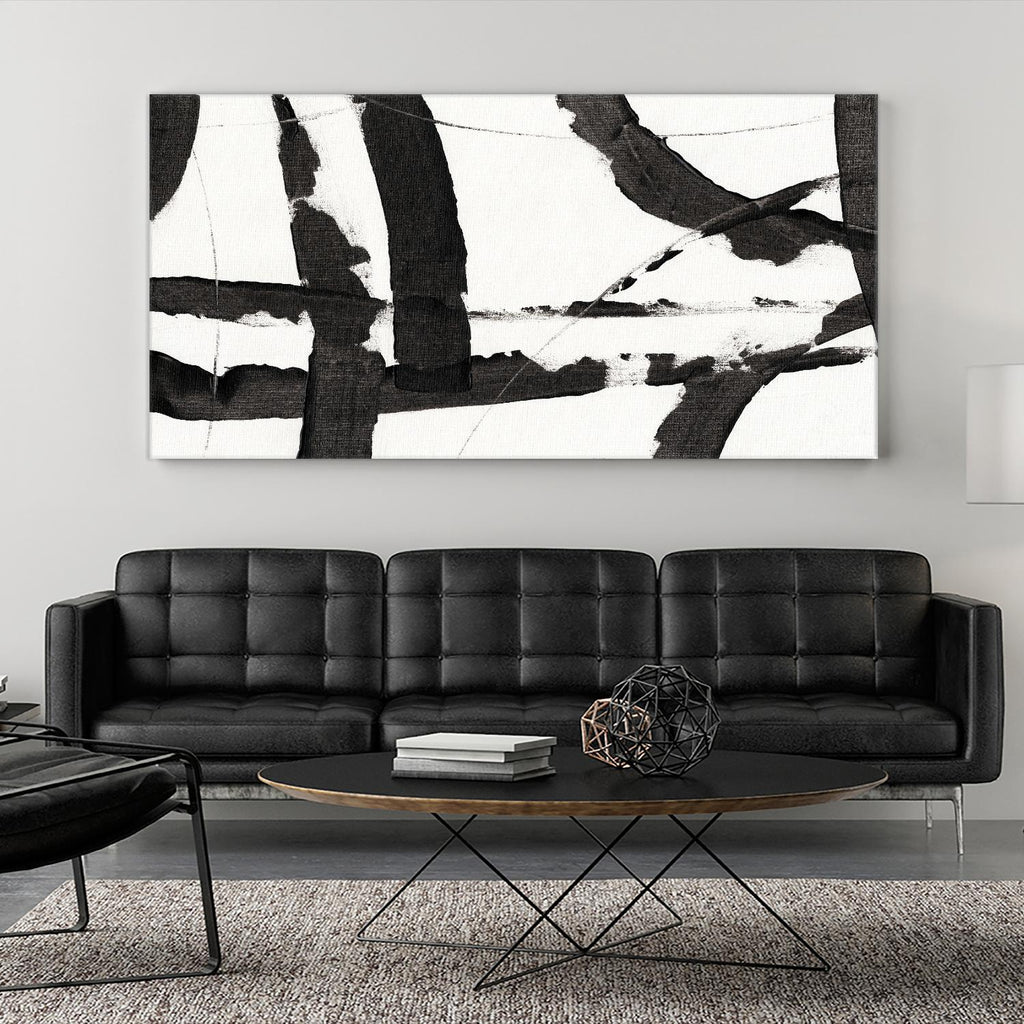 Obsidian Harmony I by Tim OToole on GIANT ART - black abstract