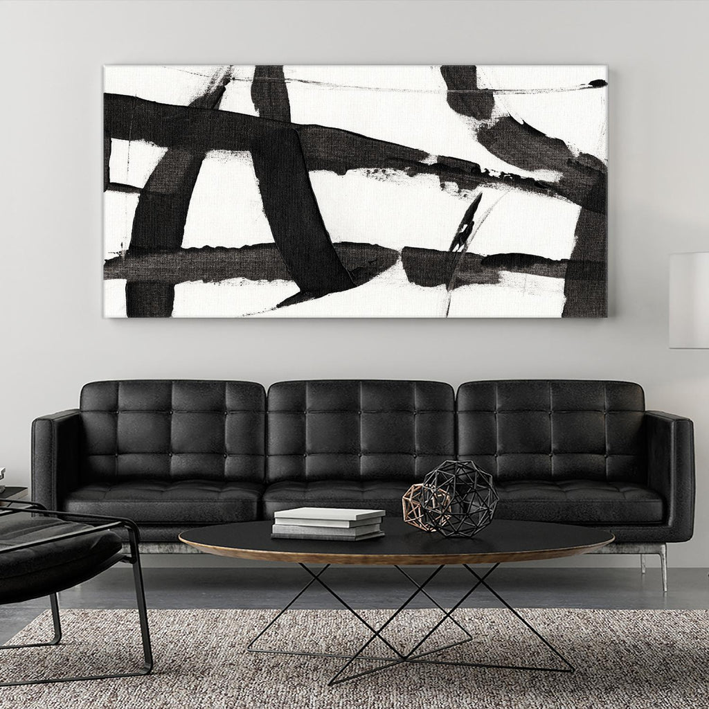 Obsidian Harmony II by Tim OToole on GIANT ART - black abstract