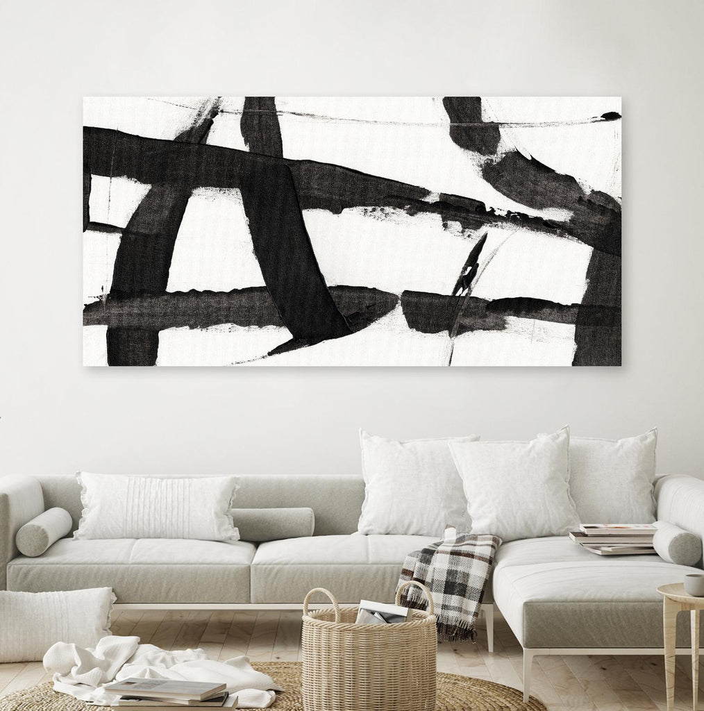Obsidian Harmony II by Tim OToole on GIANT ART - black abstract
