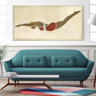 Vintage Diver II by June Erica Vess on GIANT ART - fashion