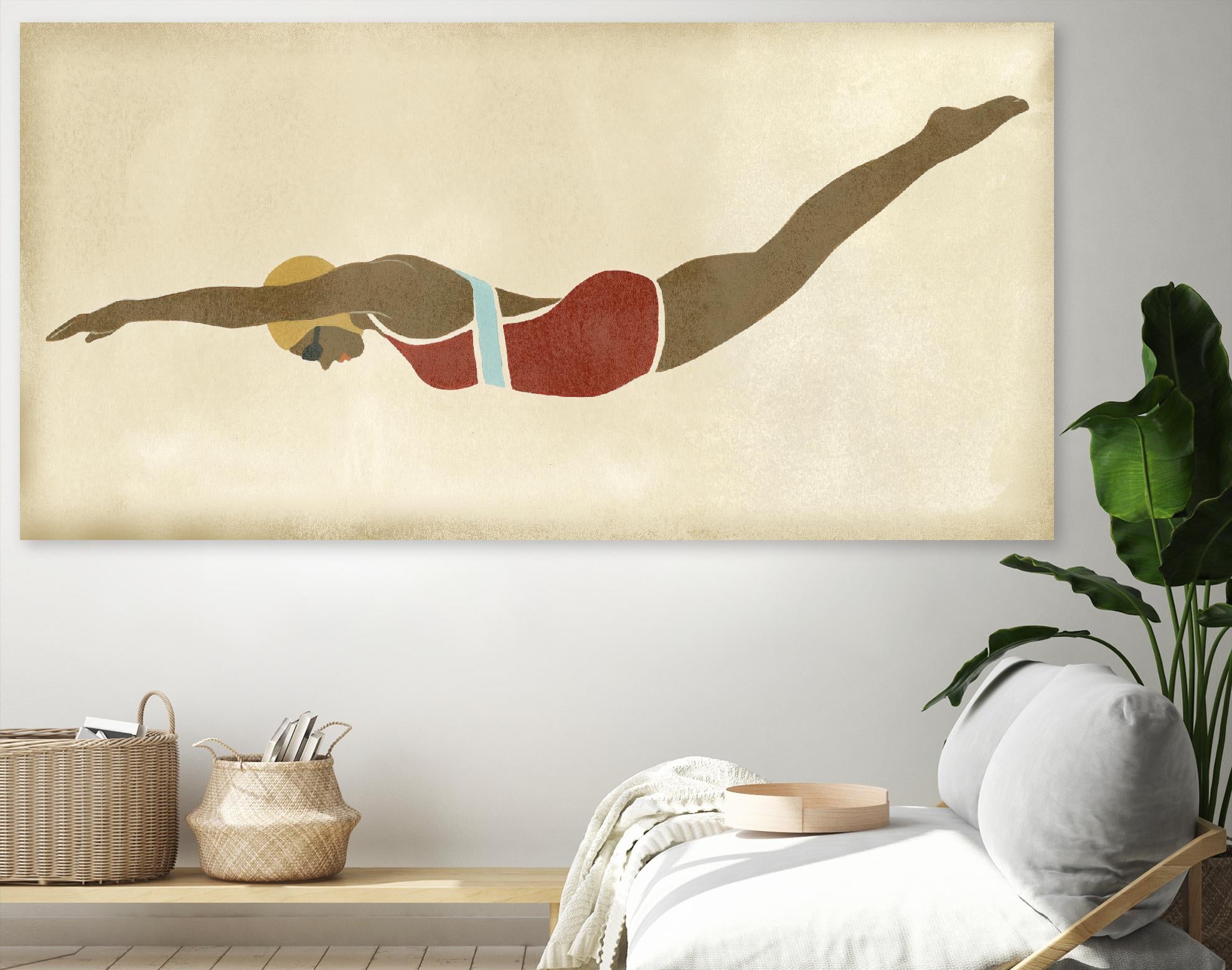 Vintage Diver II by June Erica Vess on GIANT ART - fashion