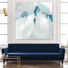Trace Echo II by June Erica Vess on GIANT ART - blue abstract