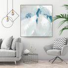 Trace Echo II by June Erica Vess on GIANT ART - blue abstract