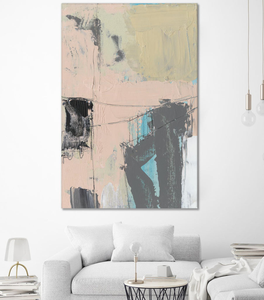 Pink-A- Boo I by Jennifer Goldberger on GIANT ART - abstract