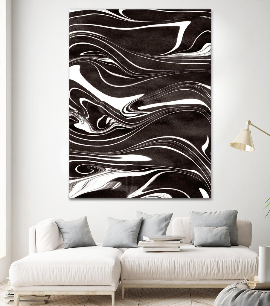 Yinyang I by Alicia Ludwig on GIANT ART - black abstract