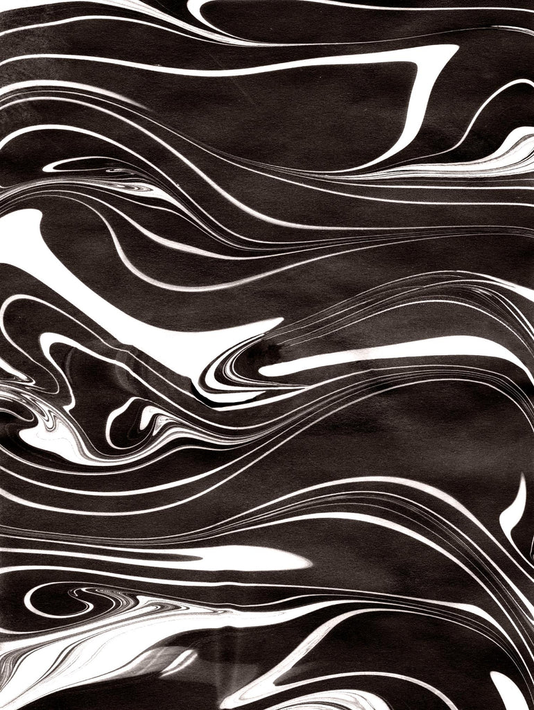 Yinyang I par Alicia Ludwig sur GIANT ART - abstrait noir