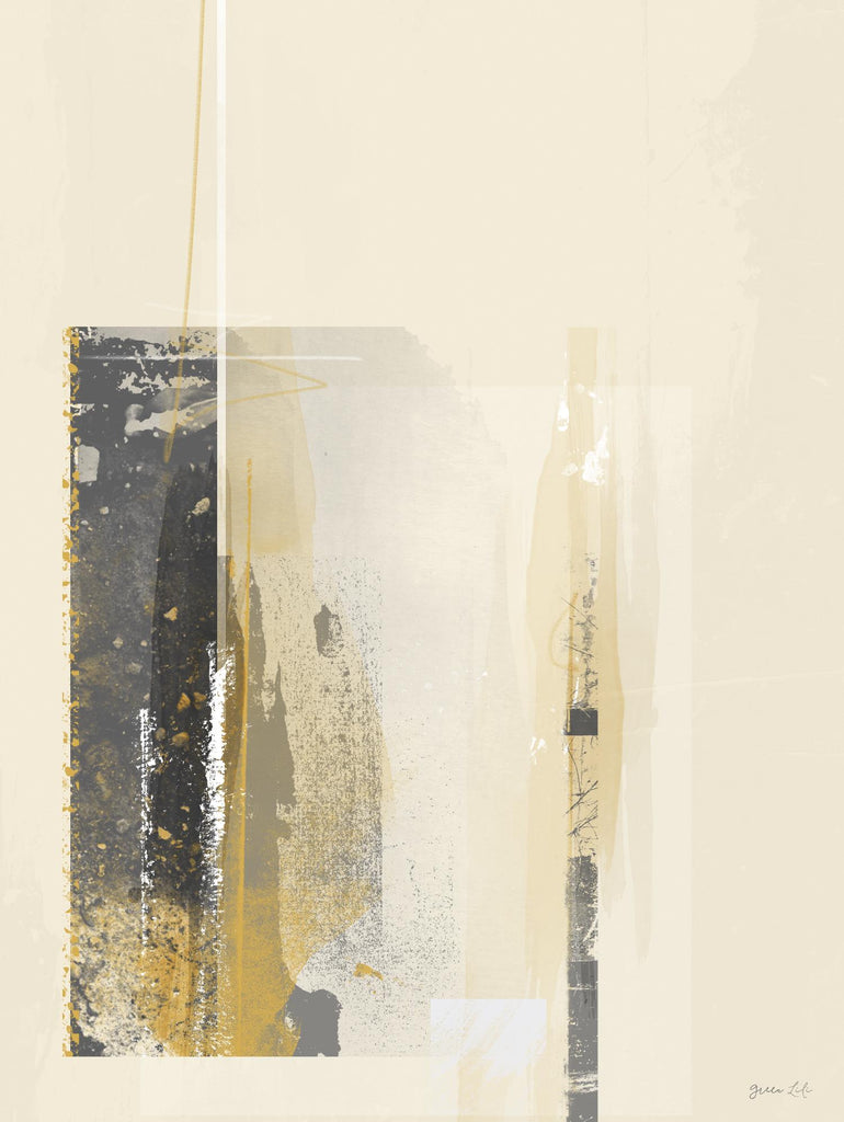 Deeper Shadows I par Green Lili sur GIANT ART - abstrait jaune