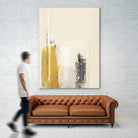 Deeper Shadows II by Green Lili on GIANT ART - yellow abstract