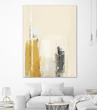 Deeper Shadows II by Green Lili on GIANT ART - yellow abstract