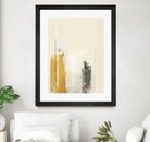 Deeper Shadows II by Green Lili on GIANT ART - yellow abstract