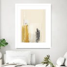 Deeper Shadows II by Green Lili on GIANT ART - yellow abstract