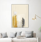 Deeper Shadows II by Green Lili on GIANT ART - yellow abstract