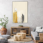 Deeper Shadows II by Green Lili on GIANT ART - yellow abstract