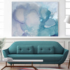 Ice Crystals I by Joyce Combs on GIANT ART - blue abstract