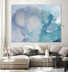 Ice Crystals I by Joyce Combs on GIANT ART - blue abstract