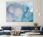 Ice Crystals I by Joyce Combs on GIANT ART - blue abstract