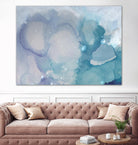 Ice Crystals I by Joyce Combs on GIANT ART - blue abstract