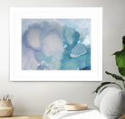 Ice Crystals I by Joyce Combs on GIANT ART - blue abstract