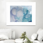 Ice Crystals I by Joyce Combs on GIANT ART - blue abstract