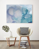 Ice Crystals I by Joyce Combs on GIANT ART - blue abstract