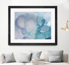 Ice Crystals I by Joyce Combs on GIANT ART - blue abstract