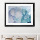 Ice Crystals I by Joyce Combs on GIANT ART - blue abstract