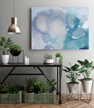 Ice Crystals I by Joyce Combs on GIANT ART - blue abstract