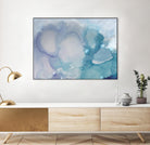 Ice Crystals I by Joyce Combs on GIANT ART - blue abstract