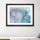 Ice Crystals I by Joyce Combs on GIANT ART - blue abstract