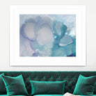 Ice Crystals I by Joyce Combs on GIANT ART - blue abstract