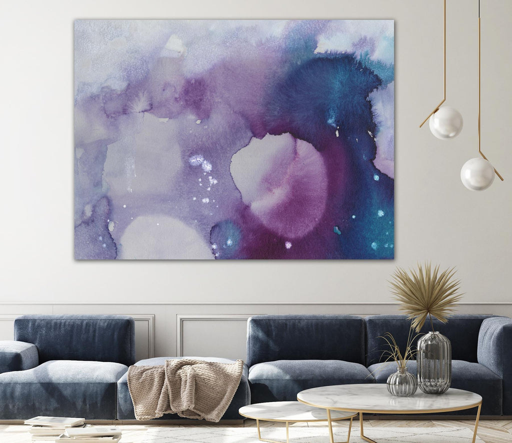 Ice Crystals III by Joyce Combs on GIANT ART - pink abstract