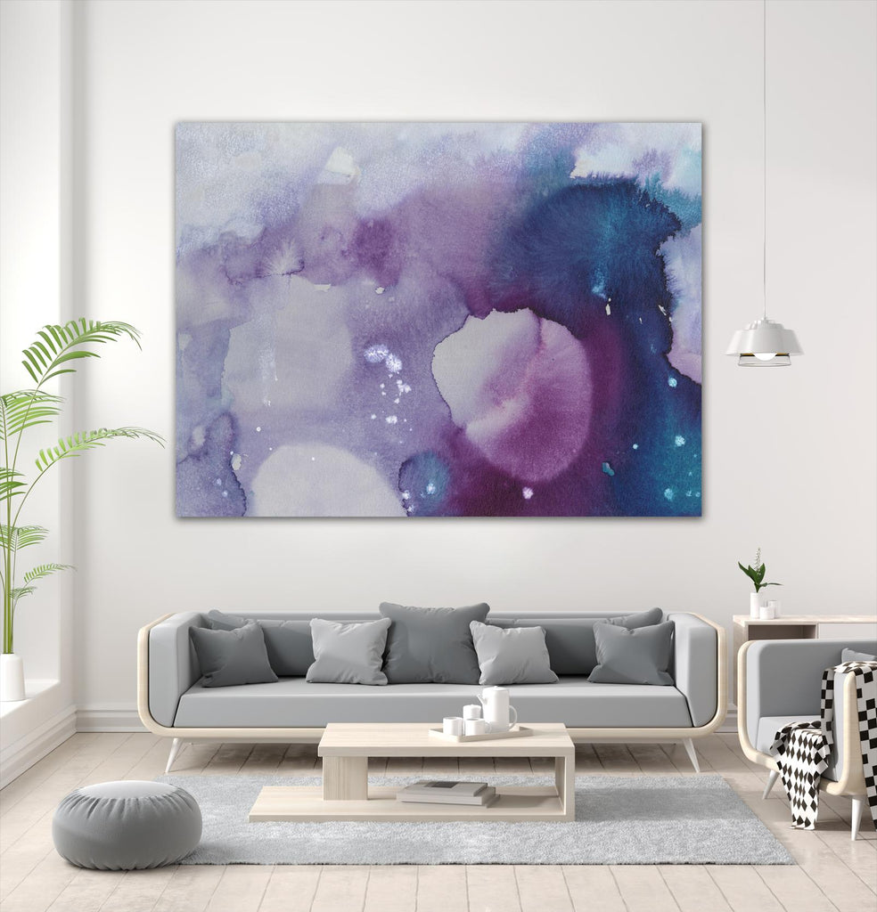 Ice Crystals III by Joyce Combs on GIANT ART - pink abstract