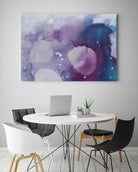 Ice Crystals III by Joyce Combs on GIANT ART - pink abstract