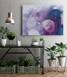 Ice Crystals III by Joyce Combs on GIANT ART - pink abstract