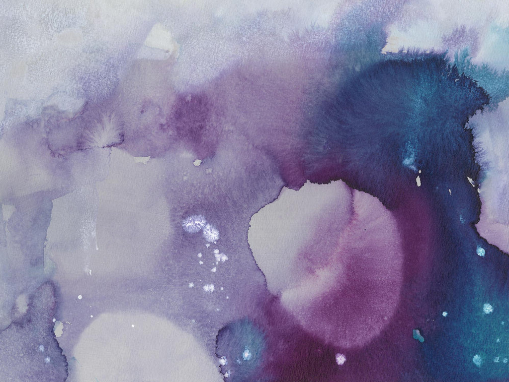 Cristaux de glace III par Joyce Combs sur GIANT ART - abstrait rose