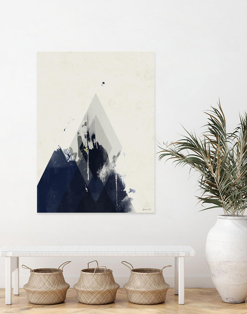 Beneath the Surface I by Green Lili on GIANT ART - blue abstract