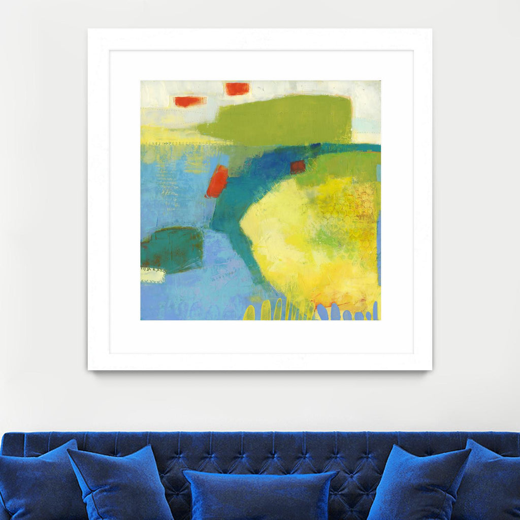 Keswick IV by Sue Jachimiec on GIANT ART - blue abstract