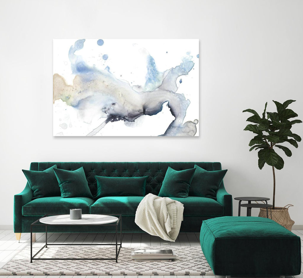 Bloom Cloud I by Jennifer Goldberger on GIANT ART - blue abstract
