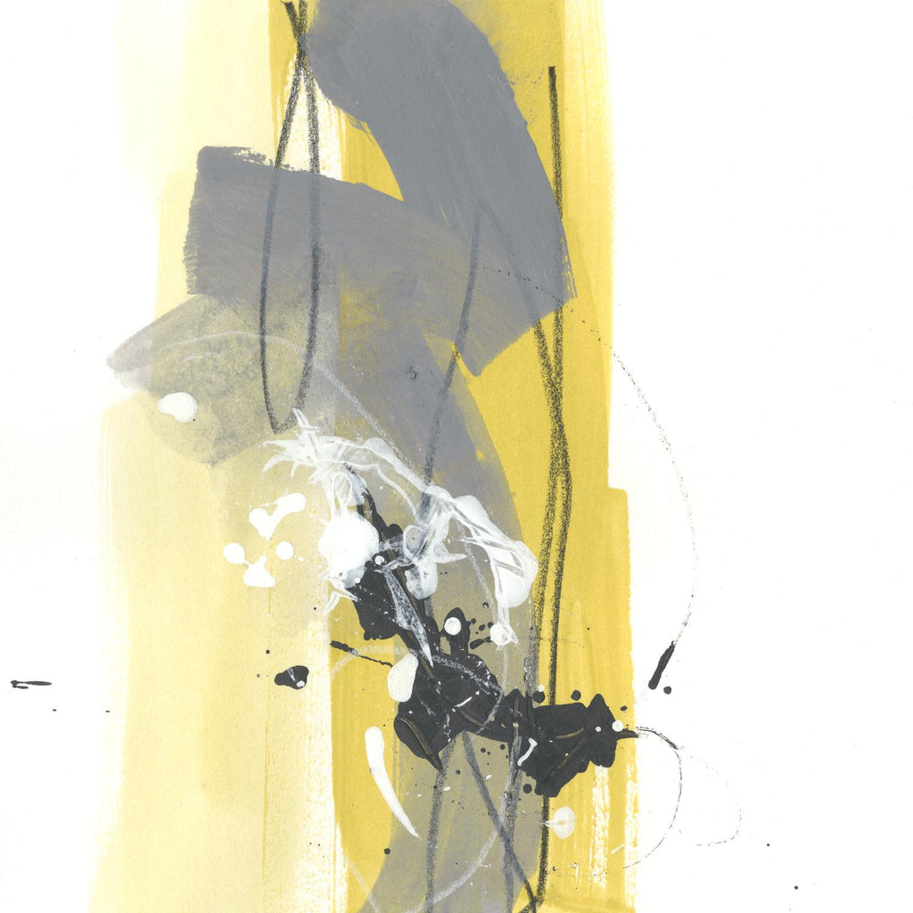 Catch Phrase I de June Erica Vess sur GIANT ART - abstrait jaune