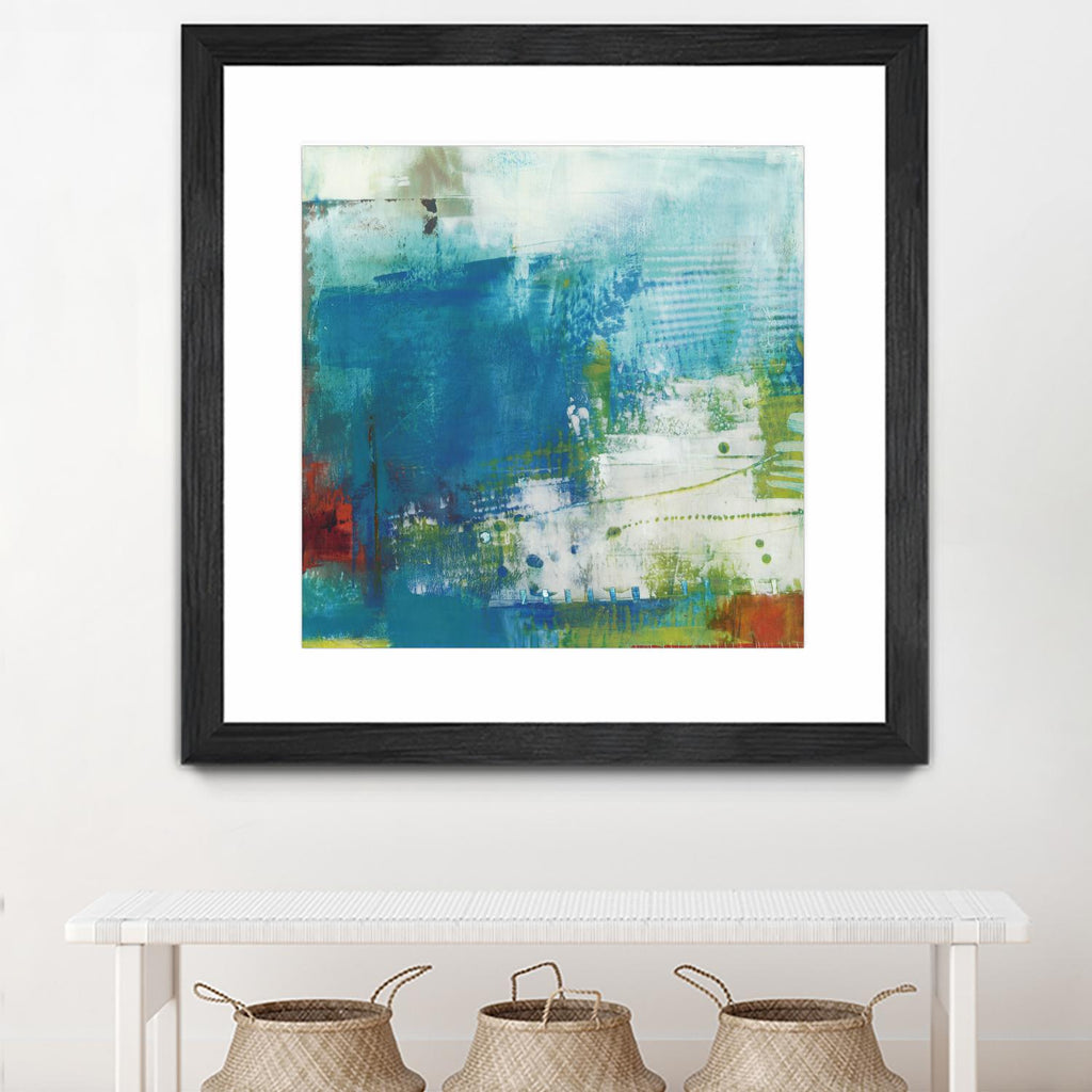 Hey Day III by Sue Jachimiec on GIANT ART - blue abstract