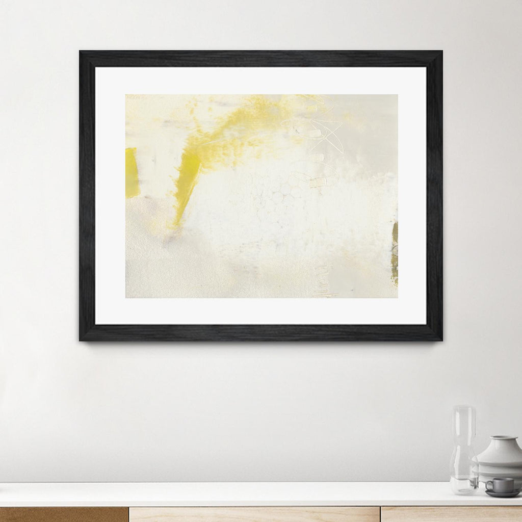 Yellow Lux II par Sue Jachimiec sur GIANT ART - abstrait jaune