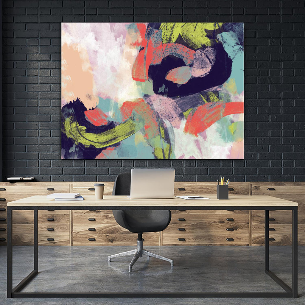 Vibrant Spring II by Studio W on GIANT ART - pink abstract