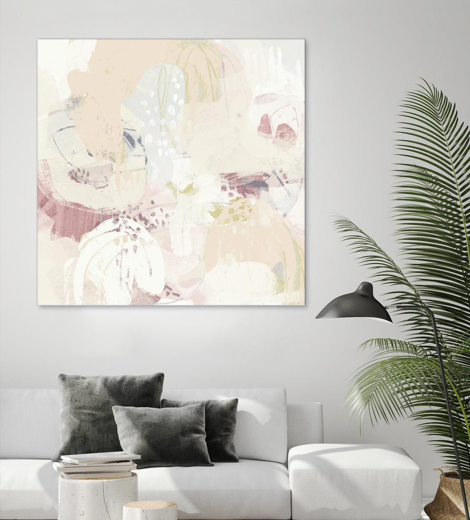 Hanami I by June Erica Vess on GIANT ART - pink abstract