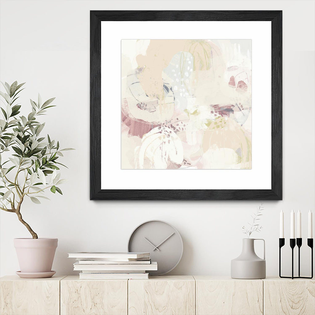 Hanami I by June Erica Vess on GIANT ART - pink abstract